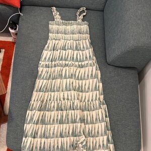 Marine Layer Women’s Dress in Green and Cream